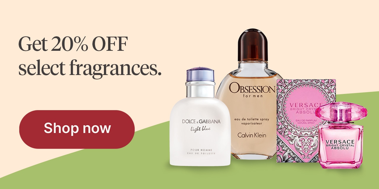 Get 20% OFF select fragrances