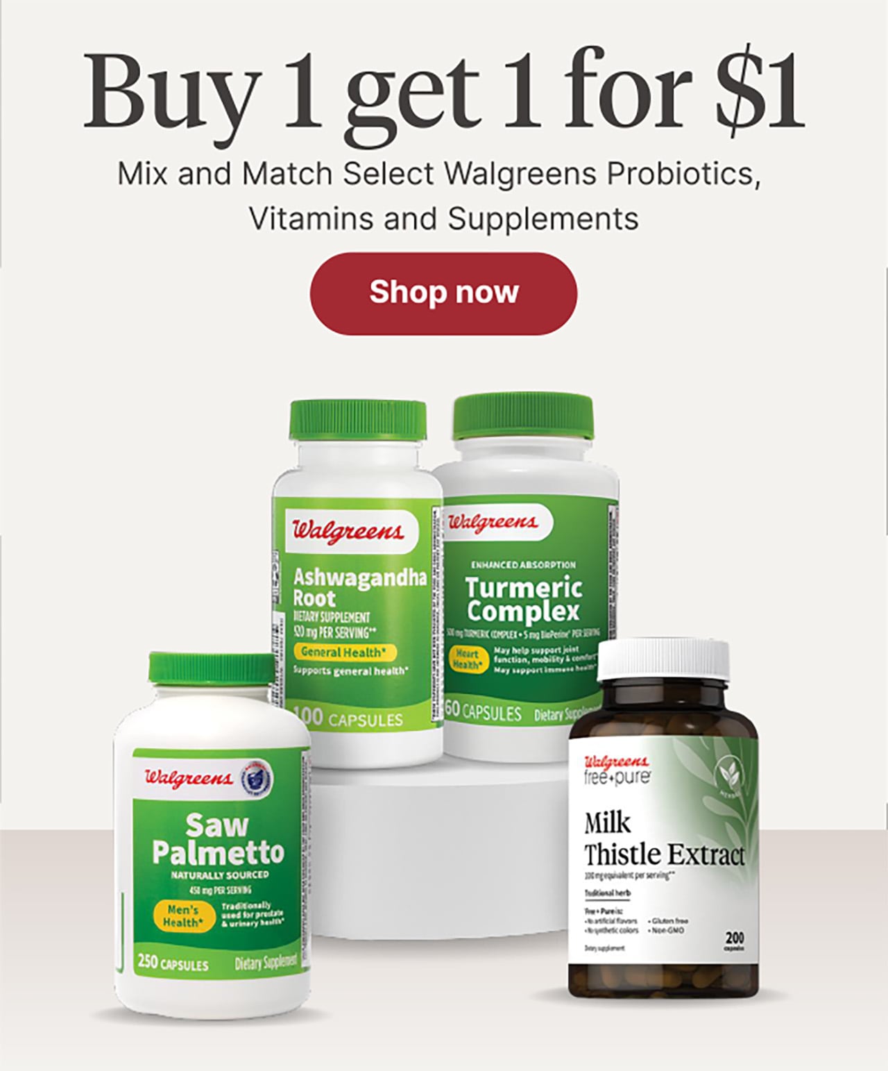 Buy 1 get 1 for $1