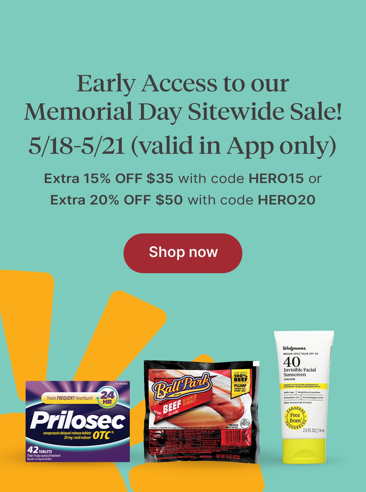 Early Access to our Memorial Day Sitewide Sale!