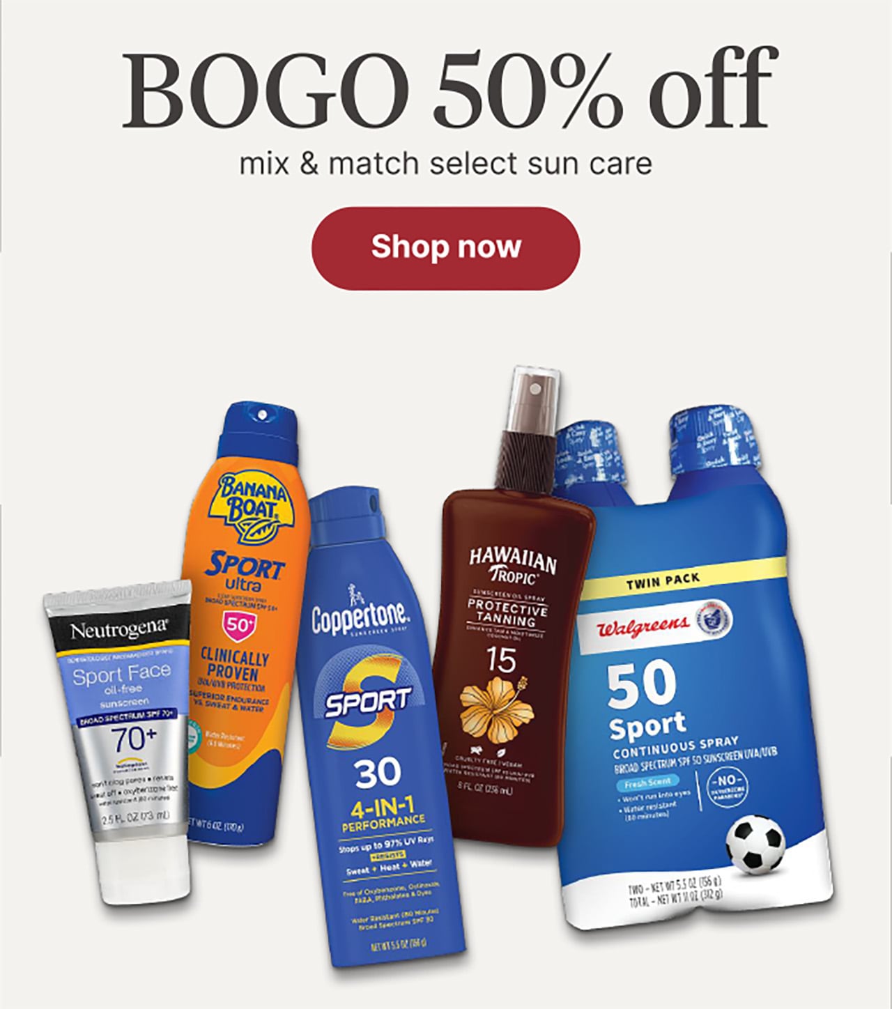 BOGO 50% off