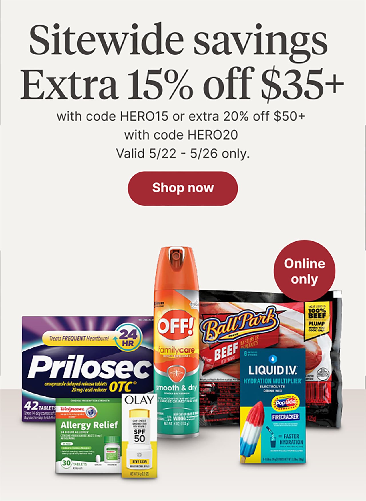 Sitewide savings