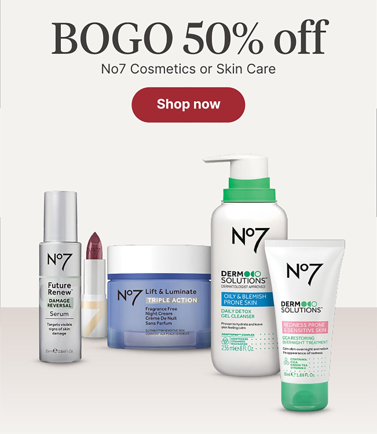 BOGO 50% off