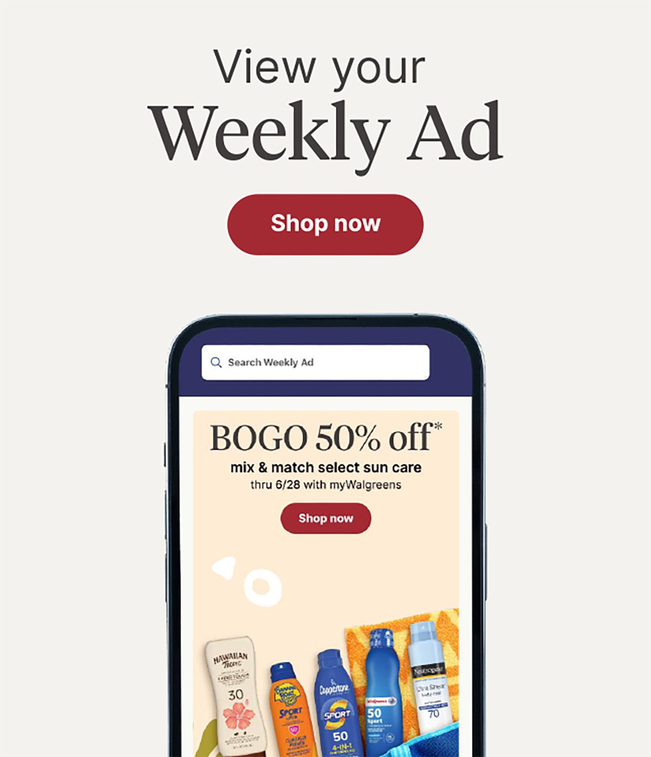 View your Deals of the Week