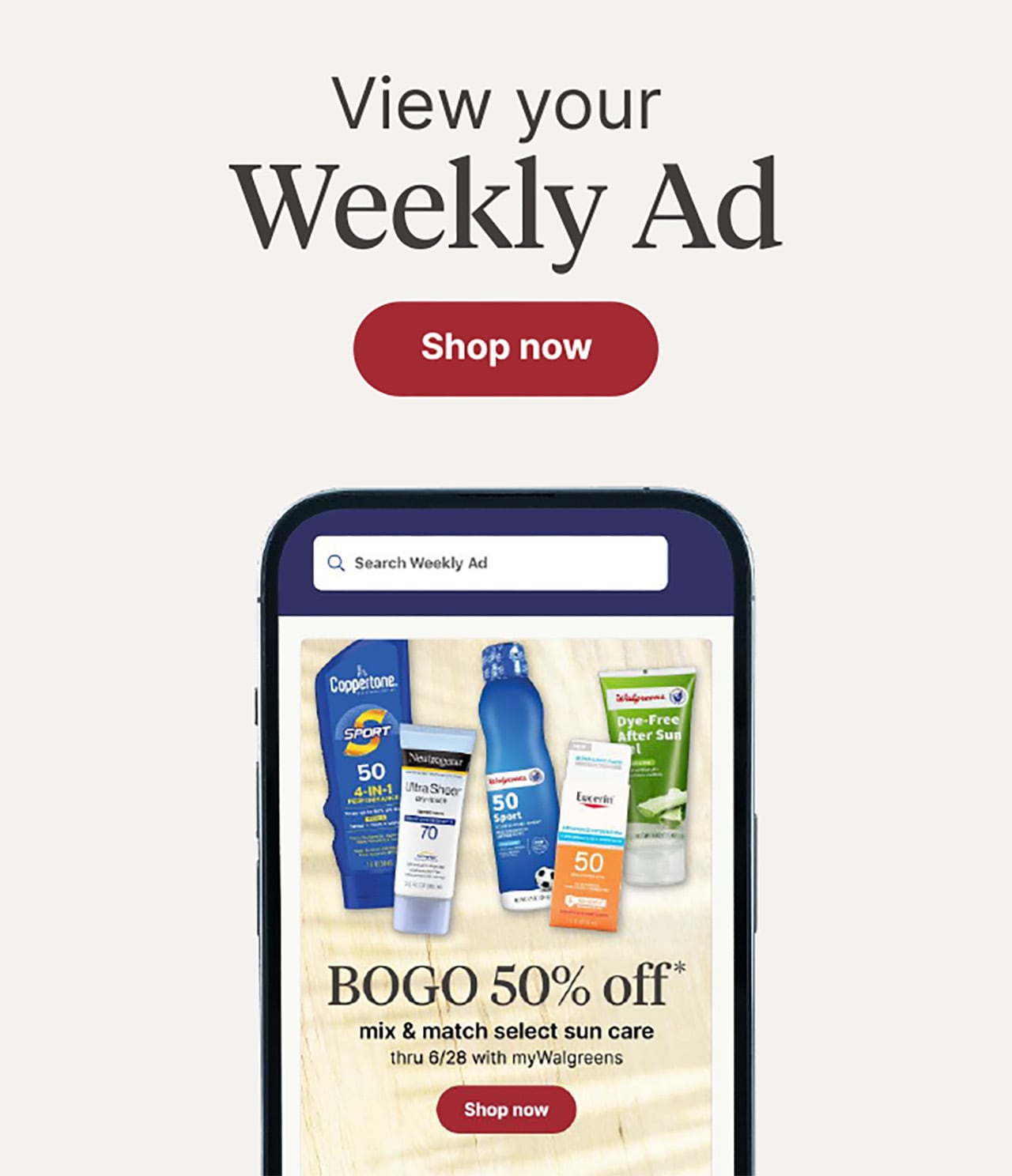 View your weekly ad
