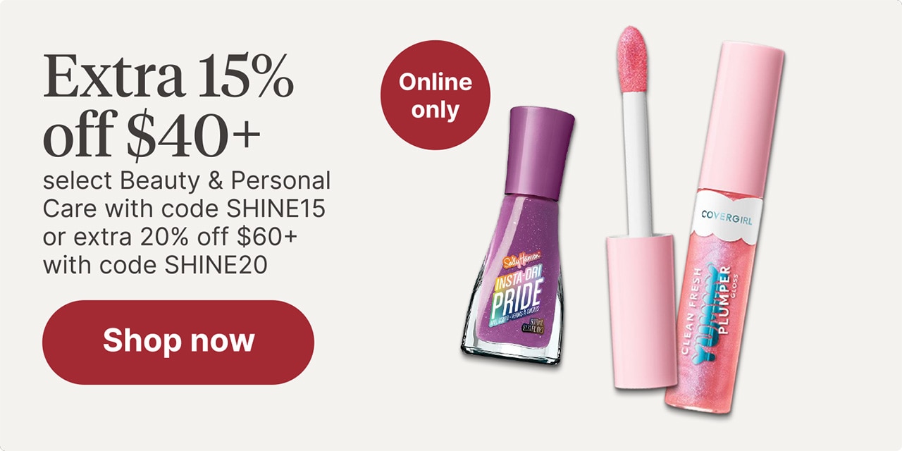 Extra 15% off $40+