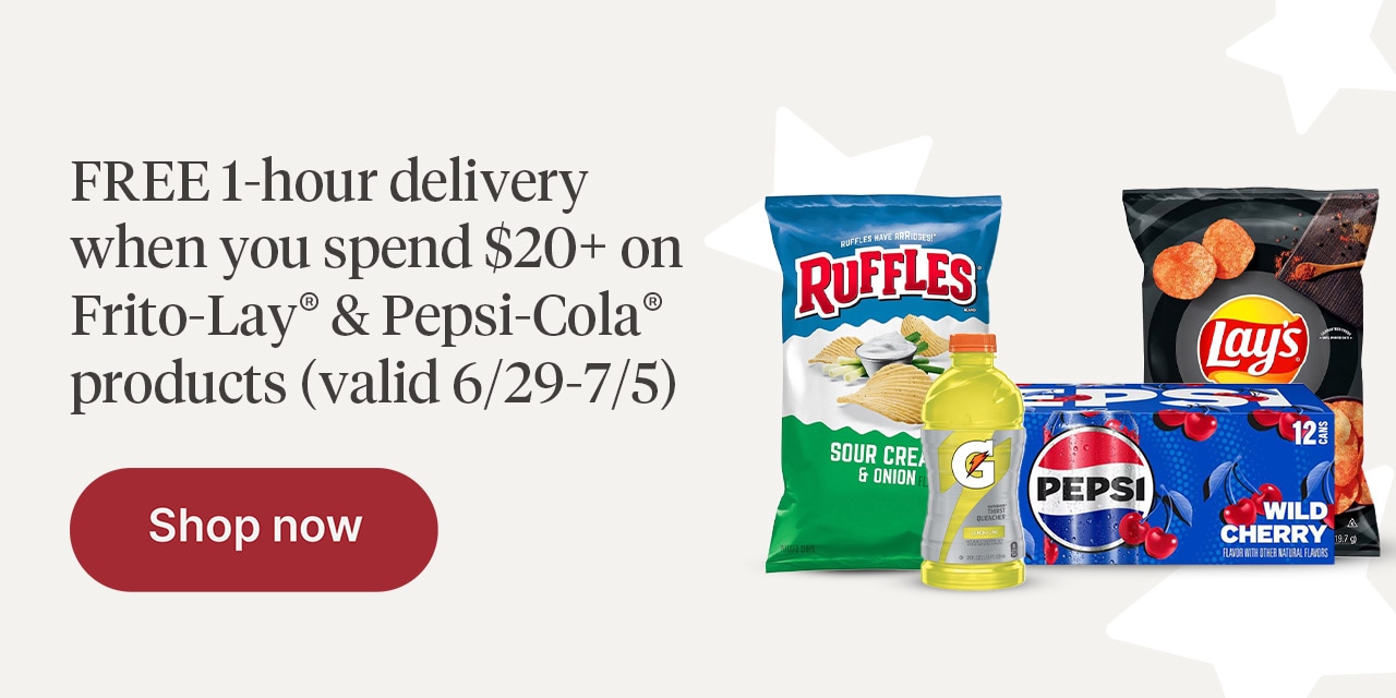 FREE 1-hour delivery