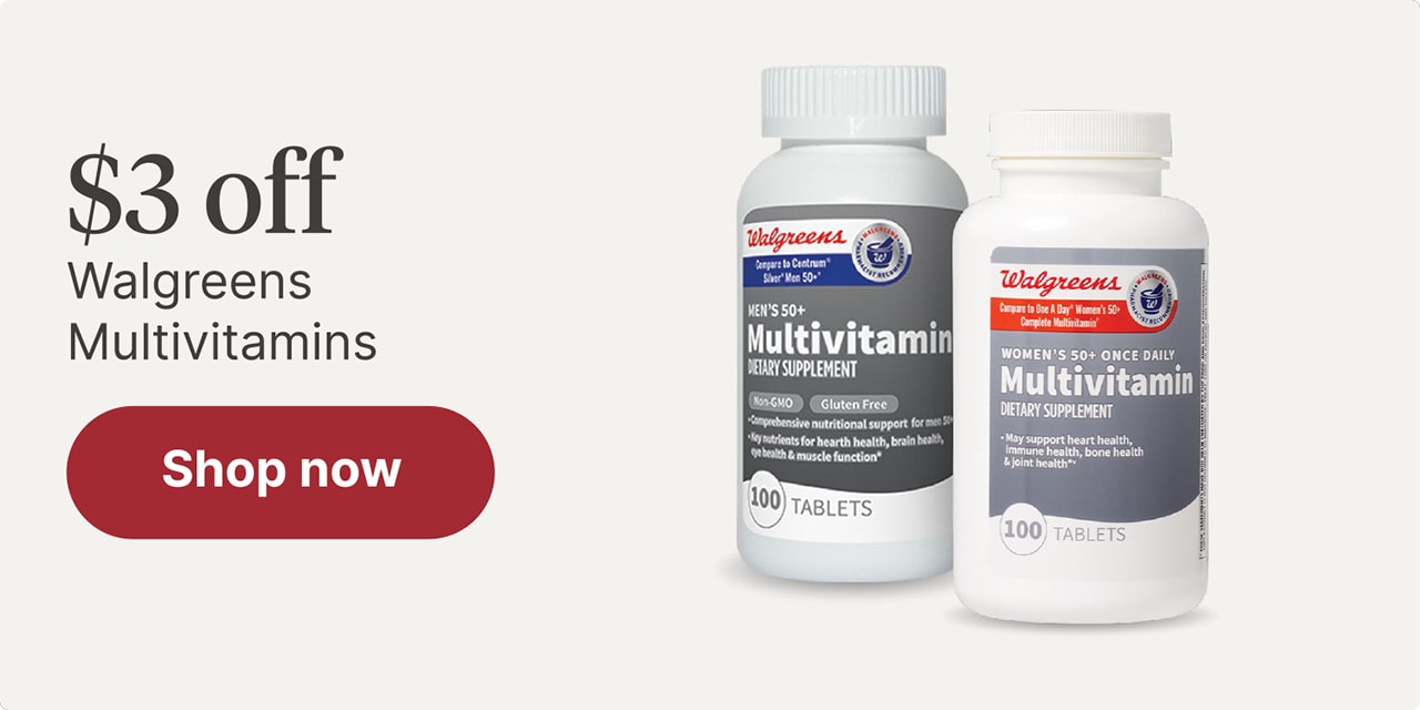 $3 off Walgreens multivitamins