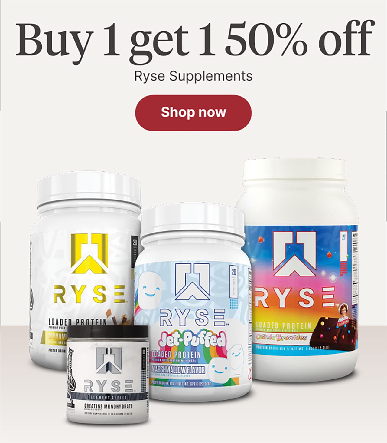 Buy 1 Get 1 50% off Ryse Supplement