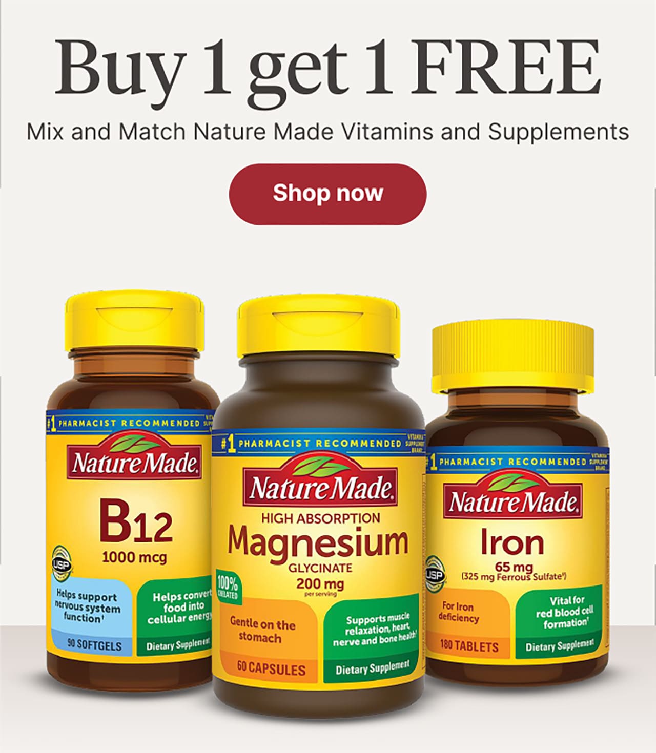 Buy 1 get 1 Free