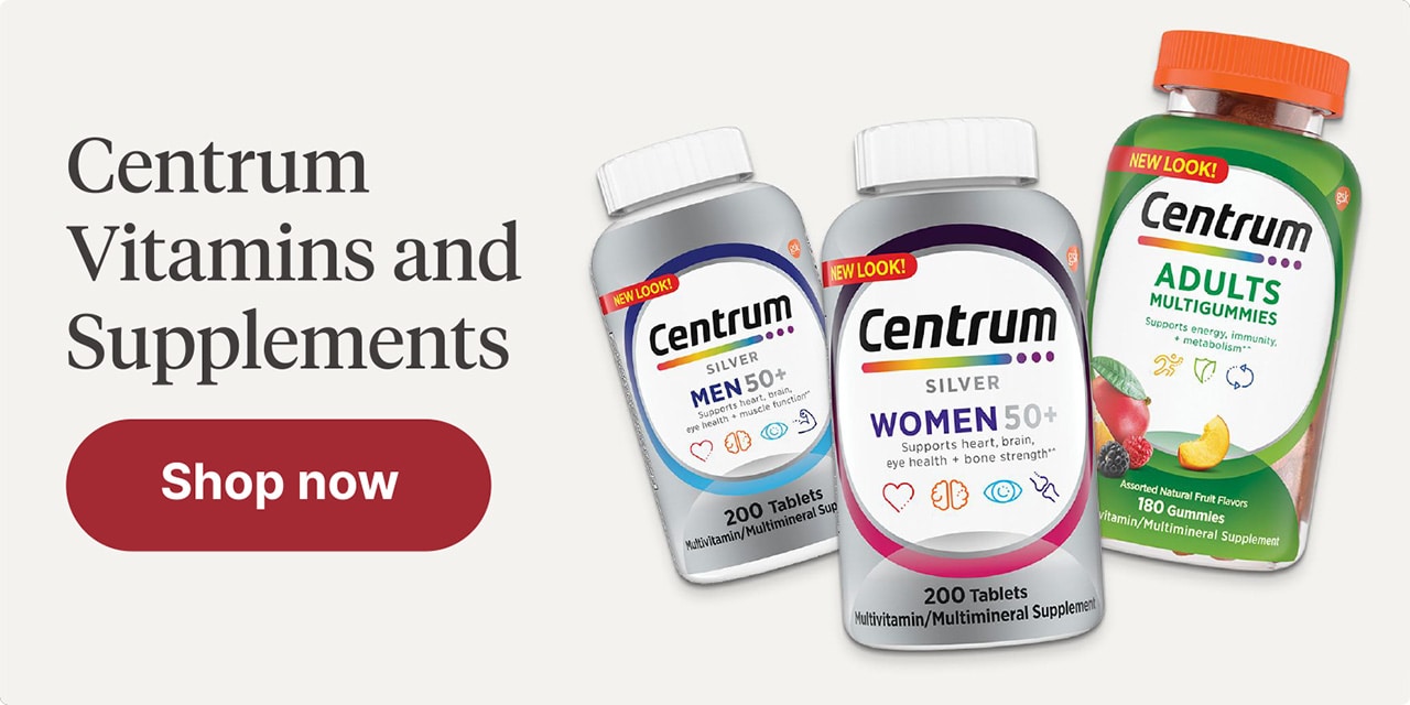 Centrum Vitamins and Supplements