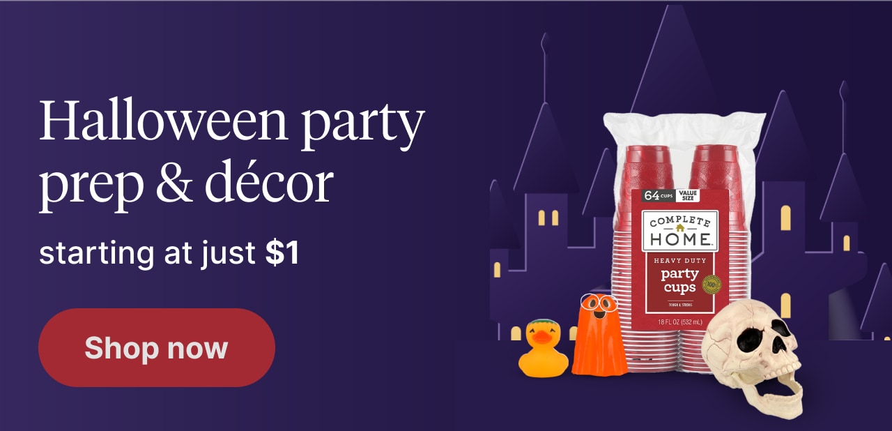 Halloween party prep & decor