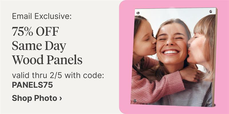 75% OFF Same Day Wood Panels