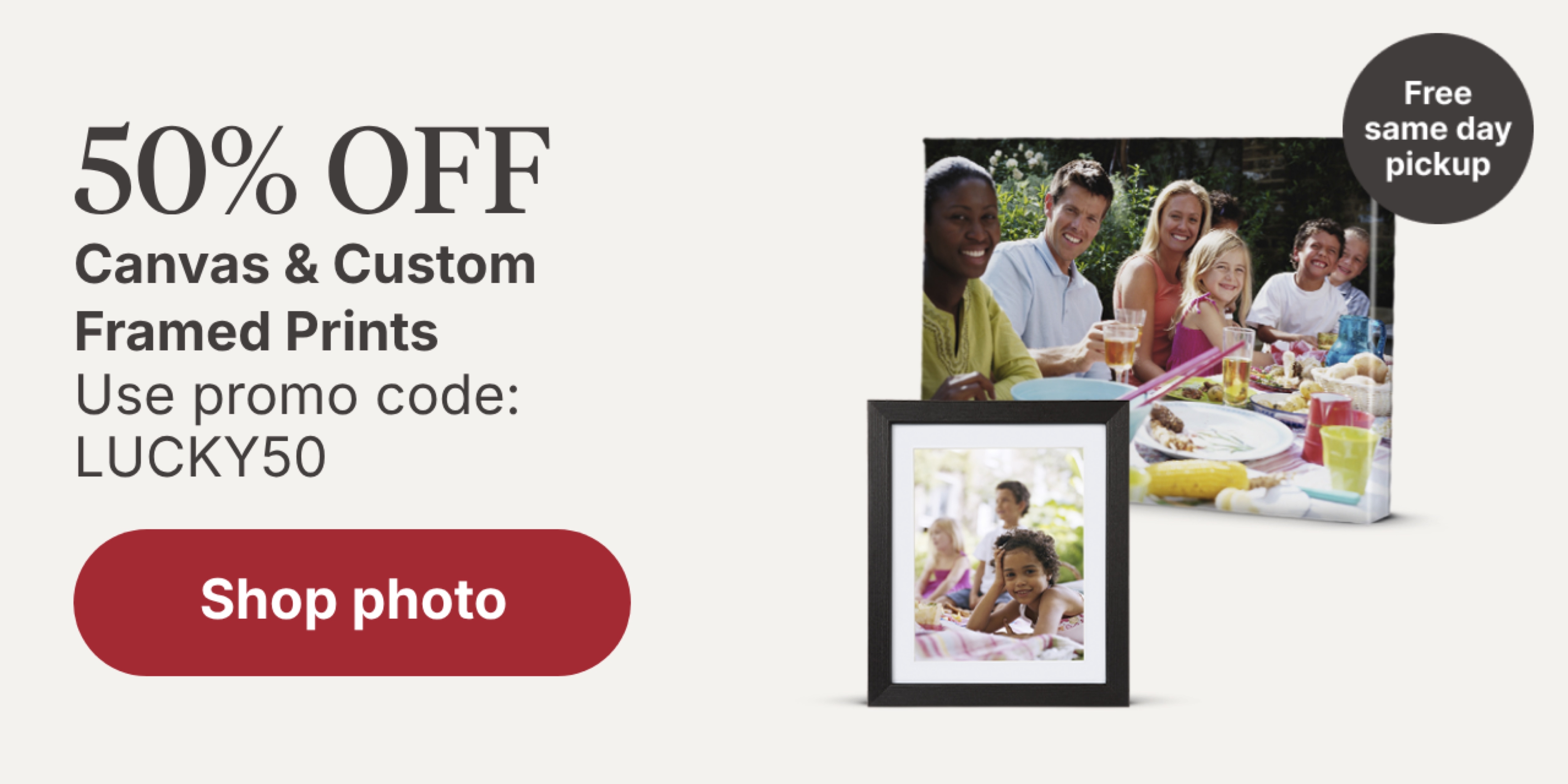 50% OFF Framed Prints