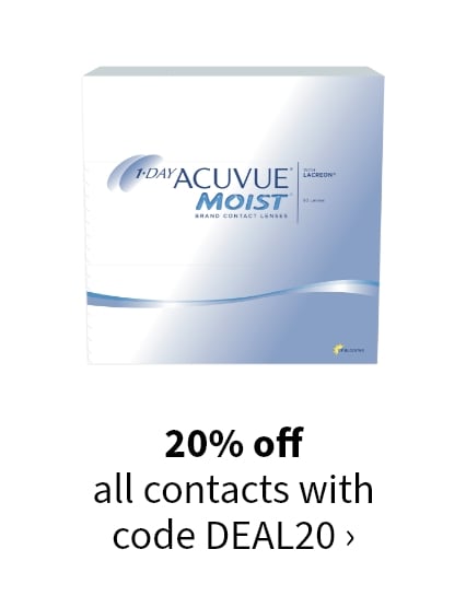 20% off contacts with code DEAL20
