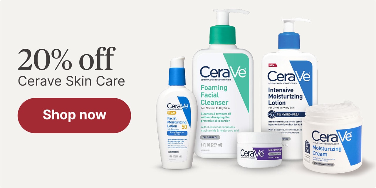 20% off Cerave Skin Care