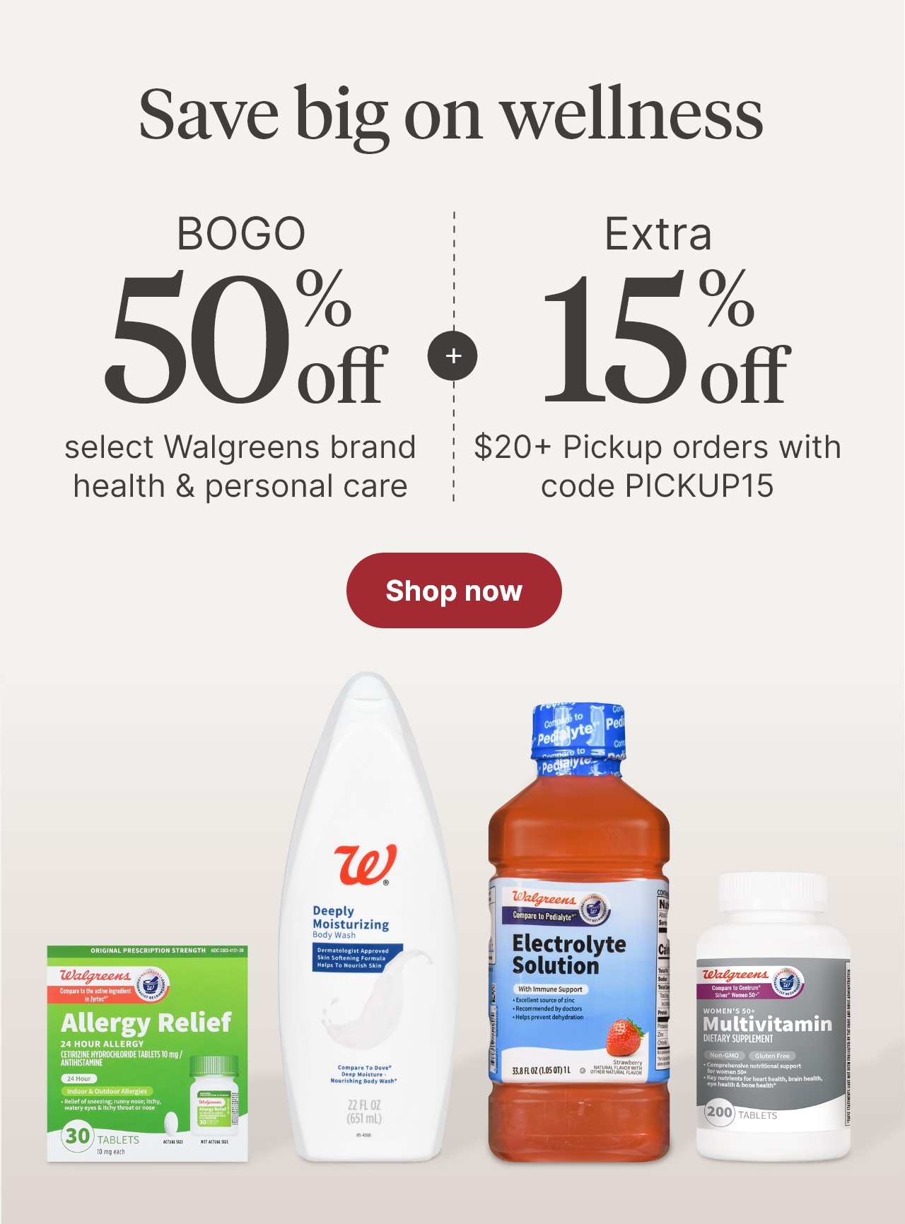 Save big on Wellness