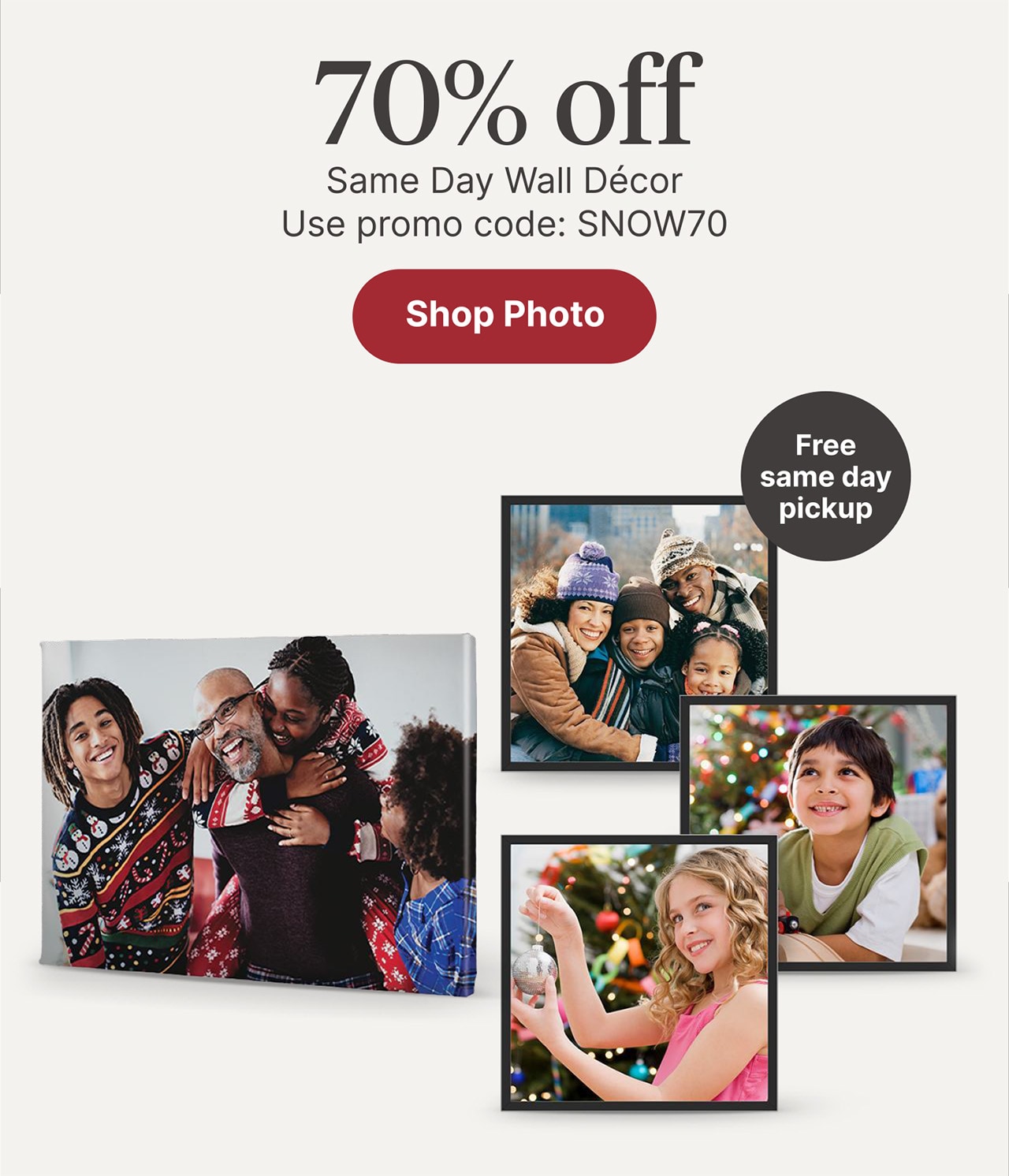 70% off Same day Wall Décor use code : SNOW70