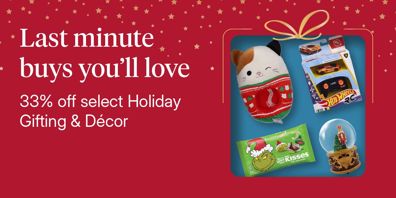 33% off select Holiday Gifting & Décor