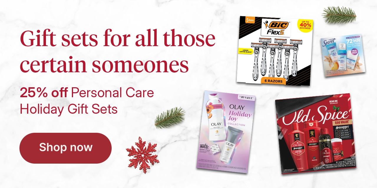 25% off Personal Care Holiday Gifts sets