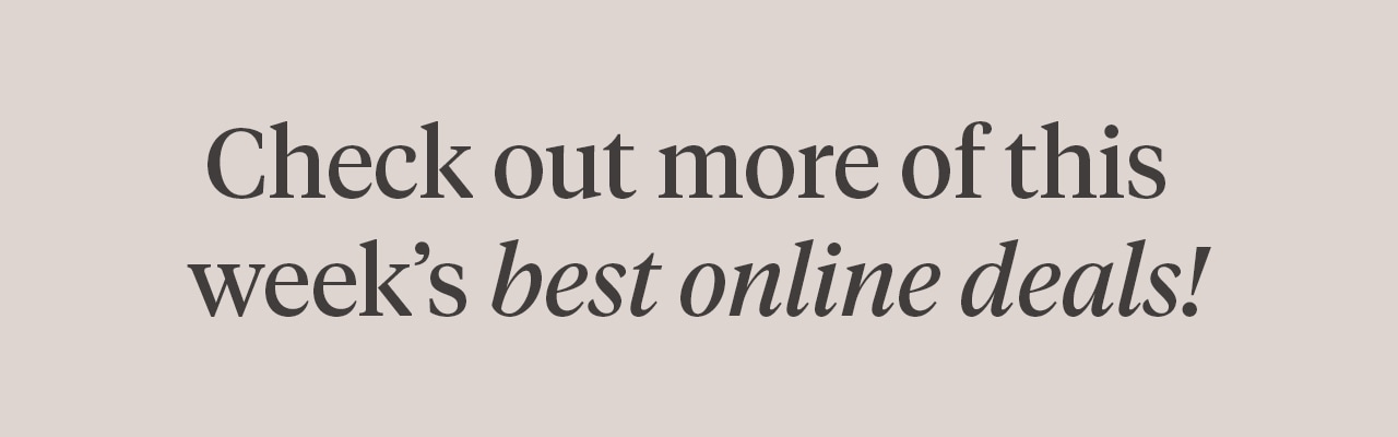 Check out more of this week's best online deals!