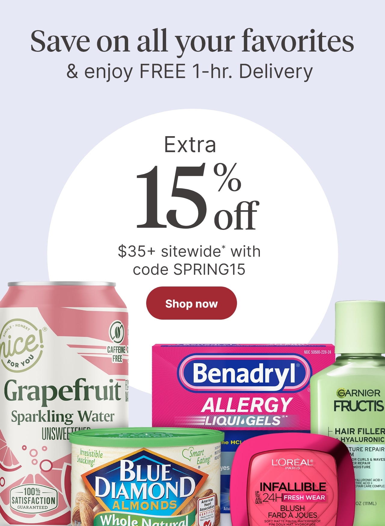 Save on all your favorites.