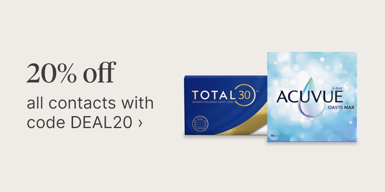 20% off all contacts with code DEAL20