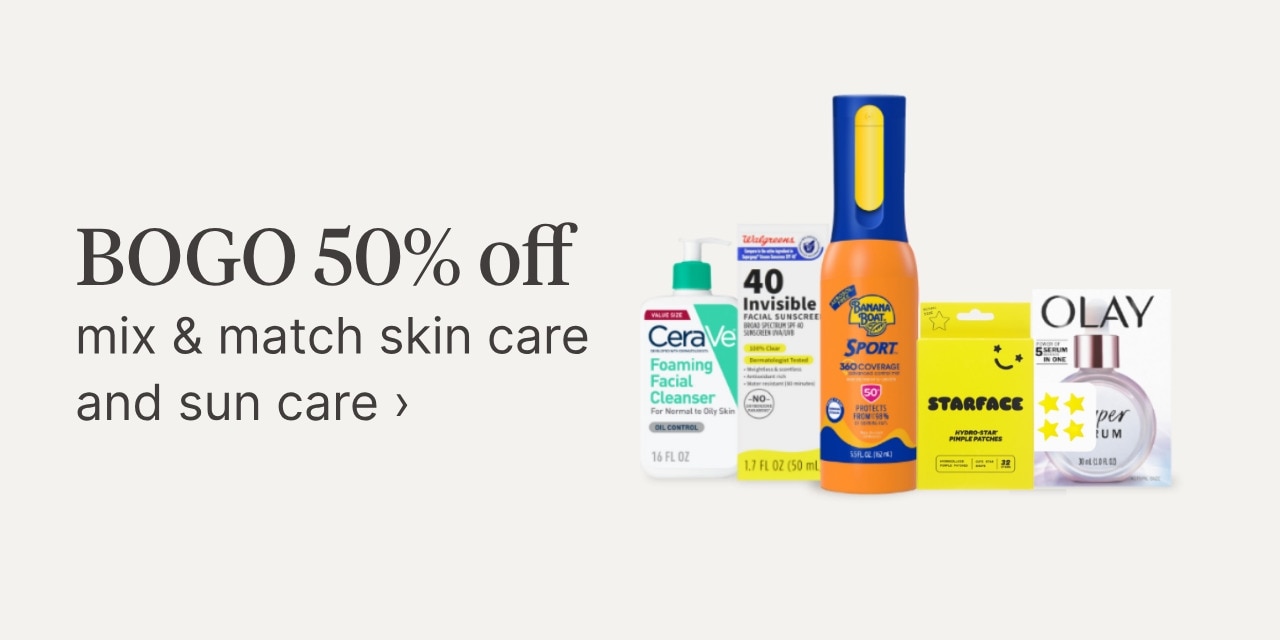 BOGO 50% off 