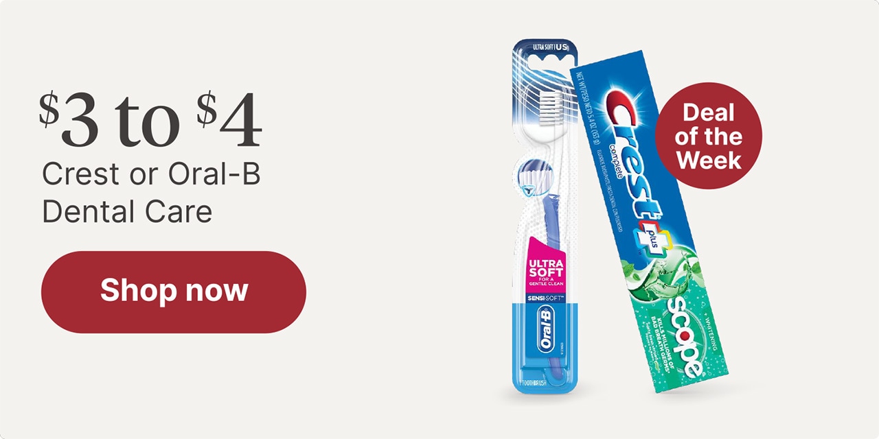 Crest or Oral-B Dental Care