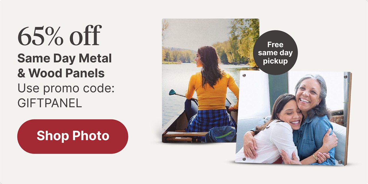 65% off Same Day Metal & Wood panels