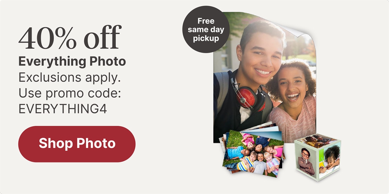 40% off Everything Photo