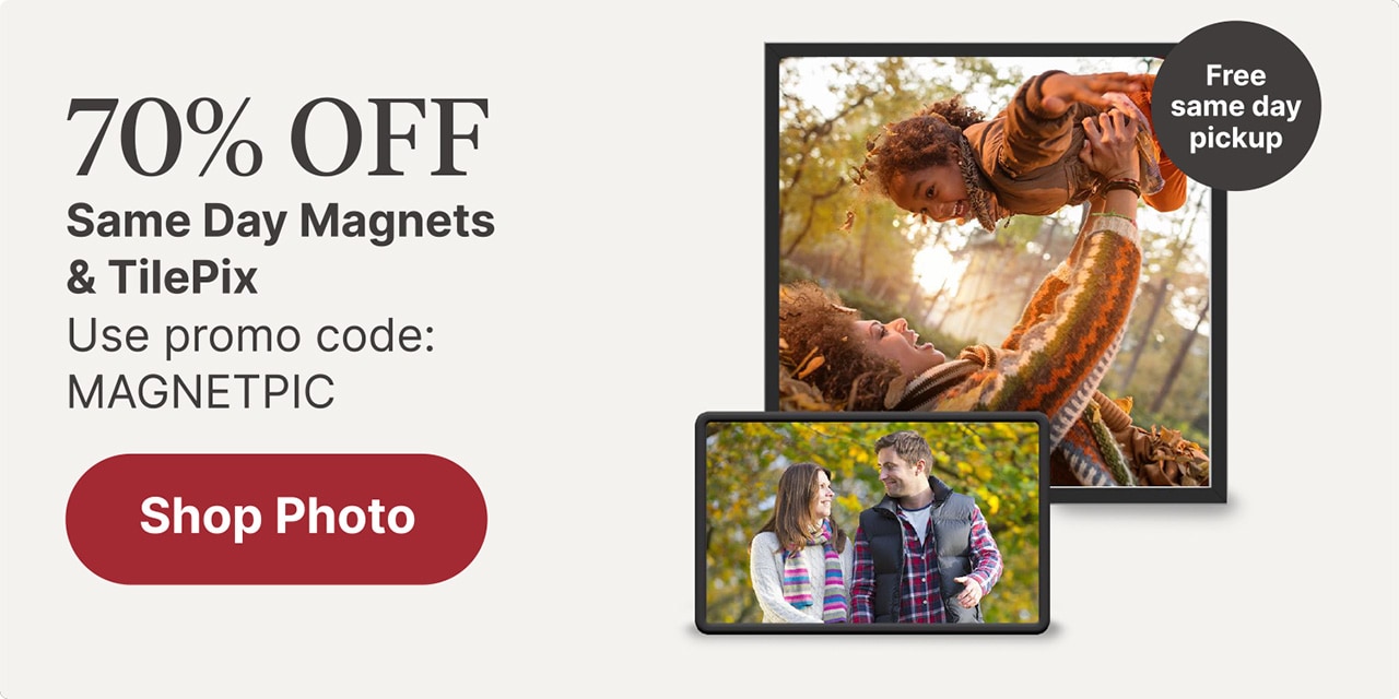 70% OFF Same Day Magnets & TilePix