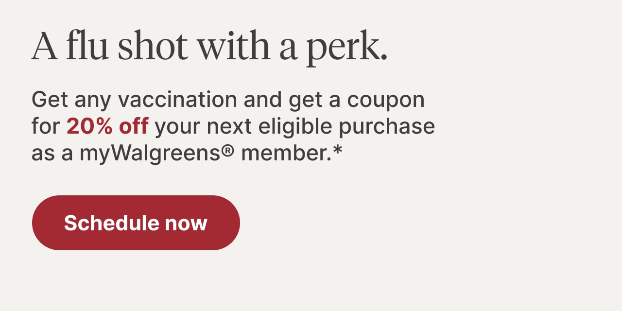 A flu shot with a perk