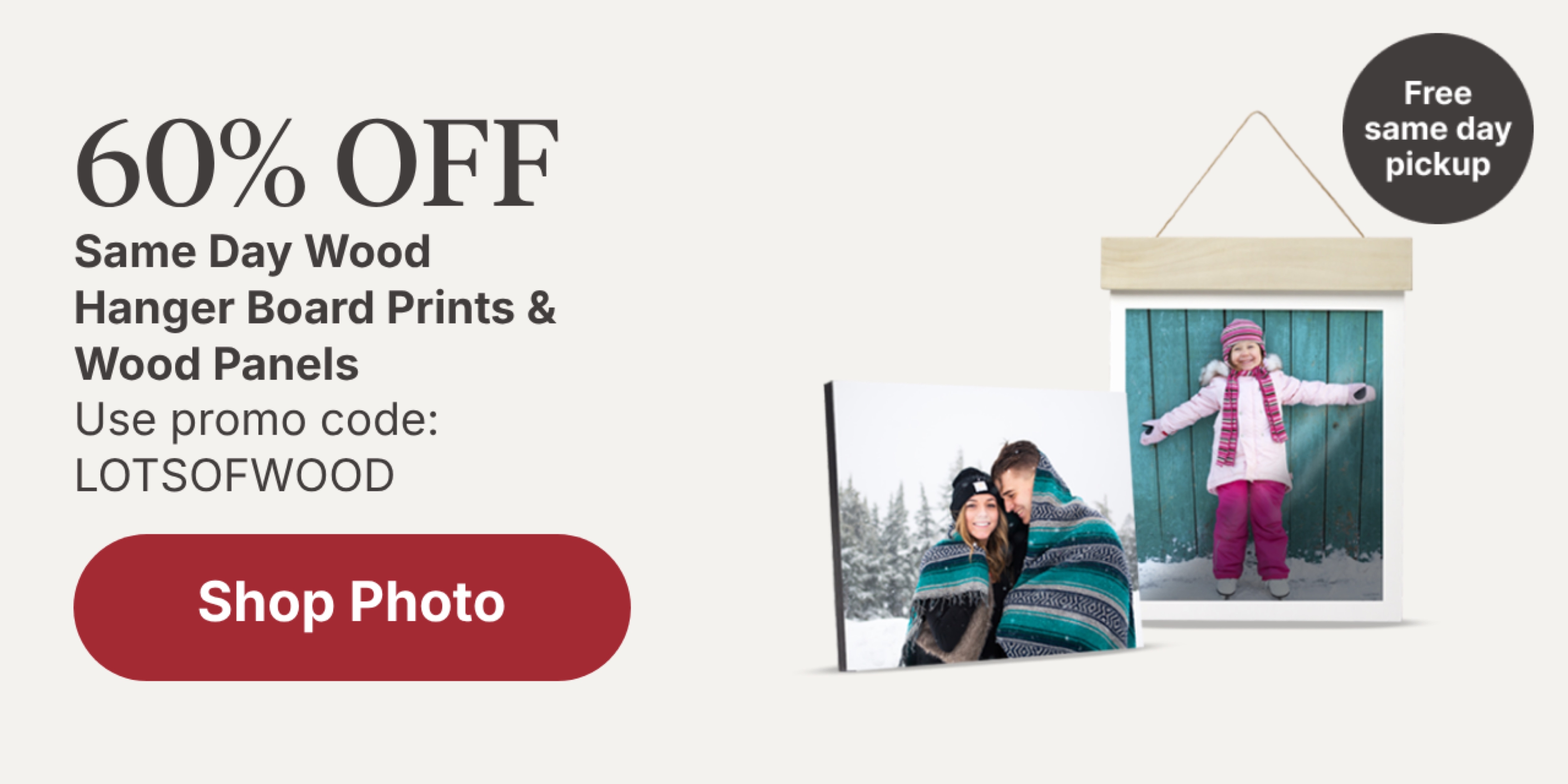 60% OFF Same Day Wood Hanger Board Prints & Wood Panels