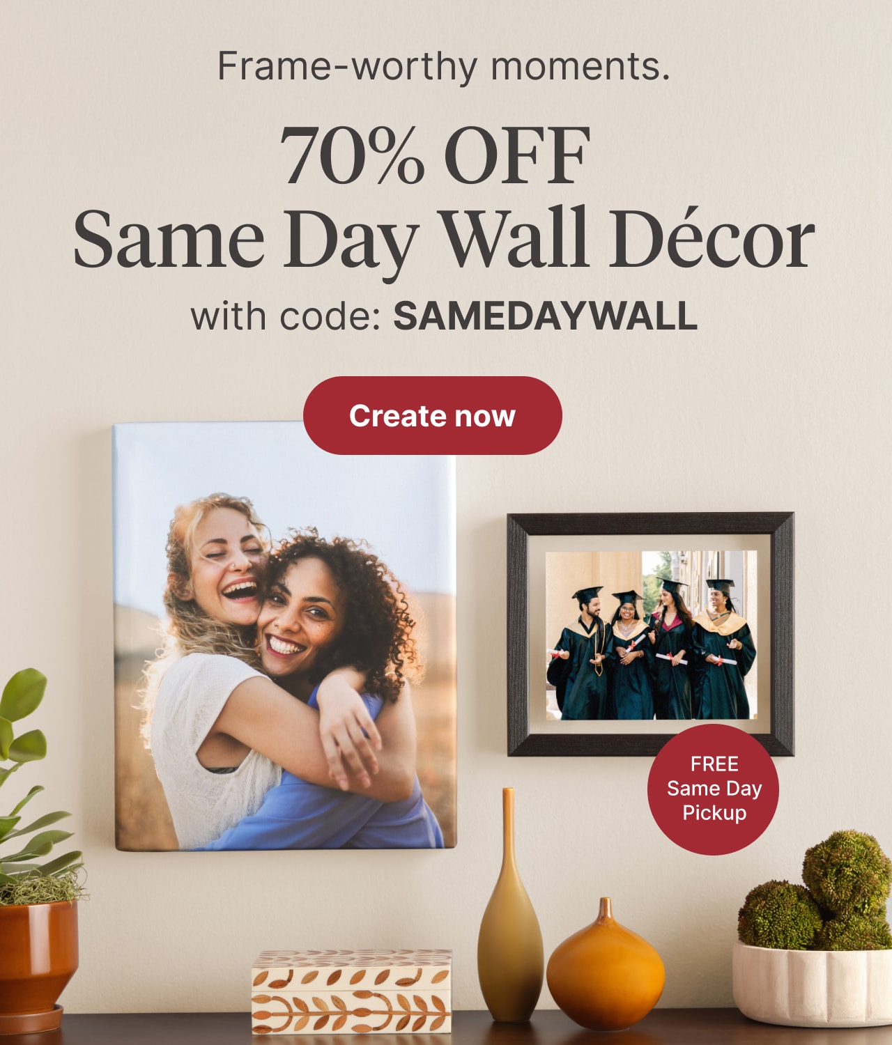 70% OFF Same Day Wal Decor