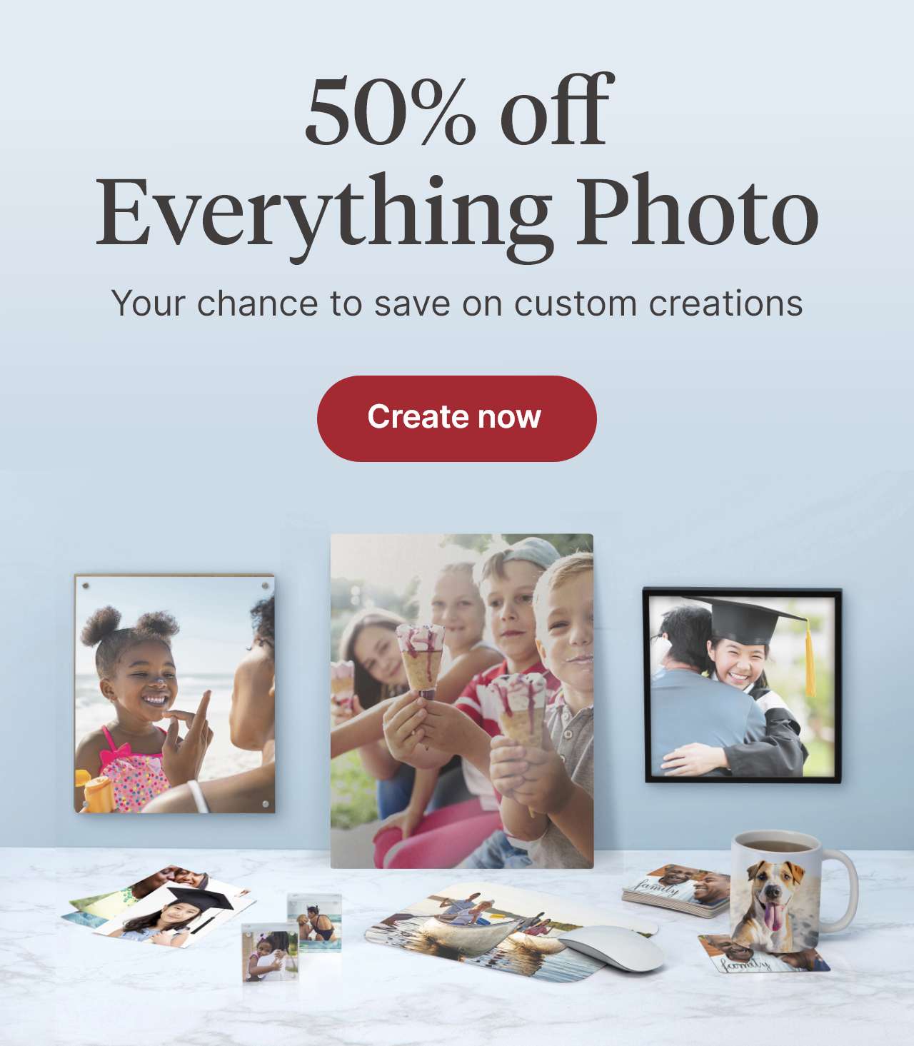50% off Everything Photo