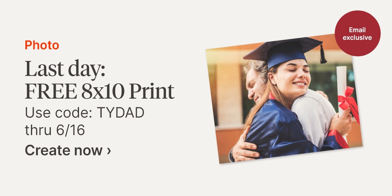Last day: FREE 8X10 Print 
