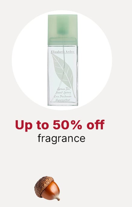 Up to 50% off fragrance