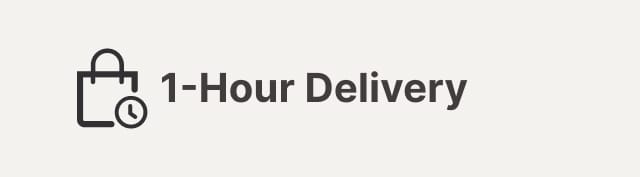 1 - hour delivery