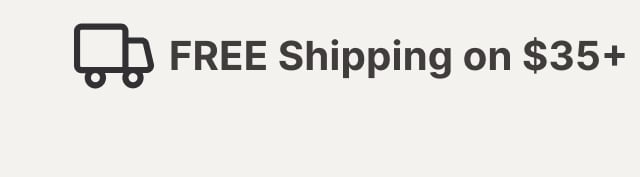 FREE shipping on $35