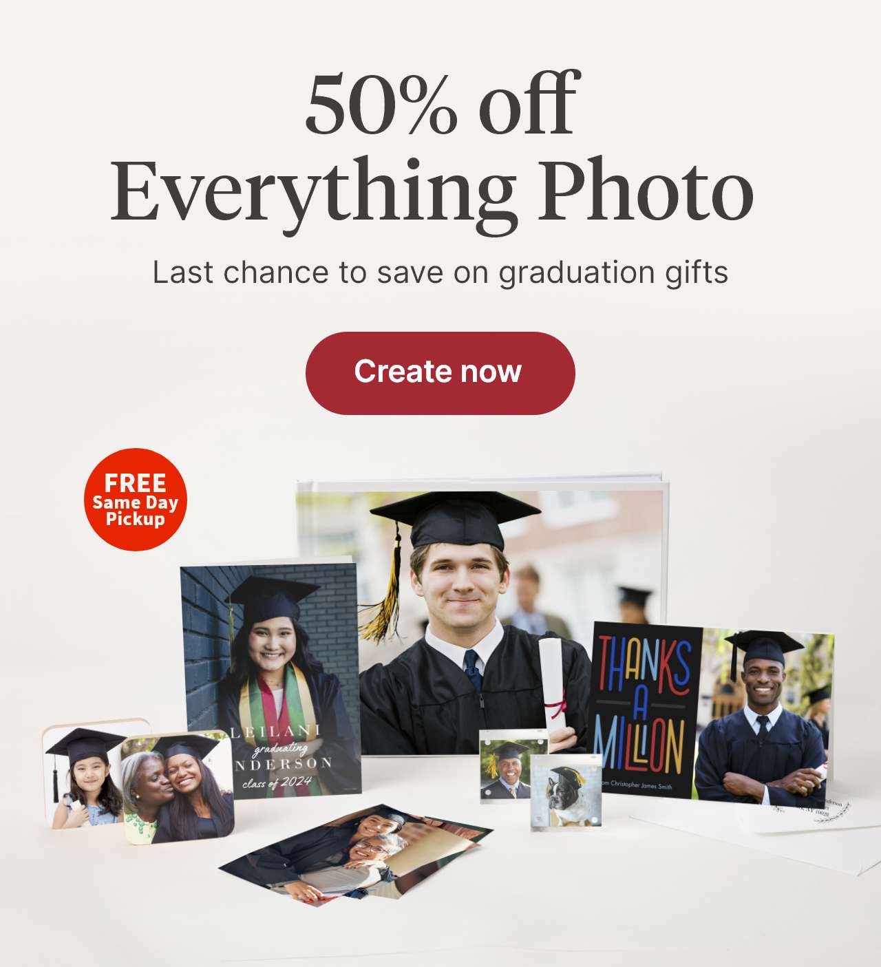 50% off Everything Photo