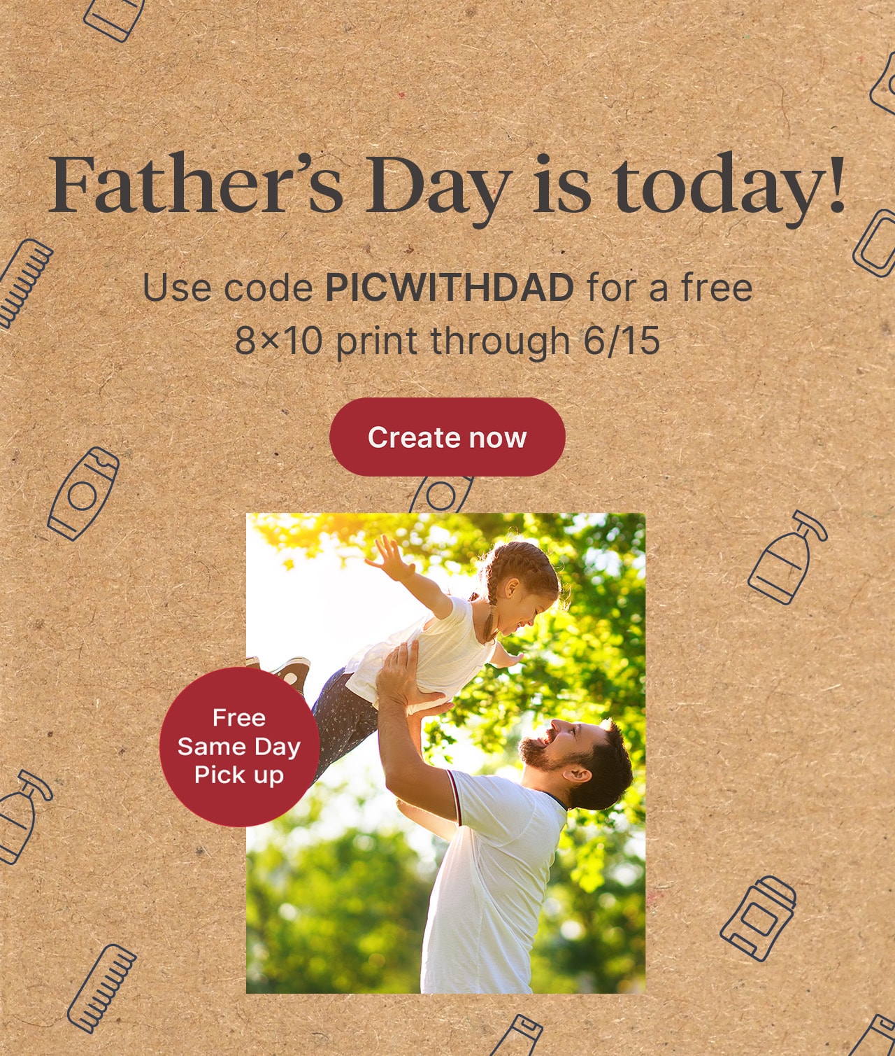 Father's Day is today