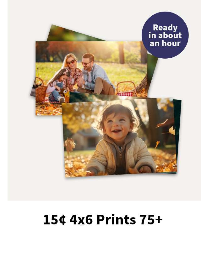 15$ 4x6 Prints 75+