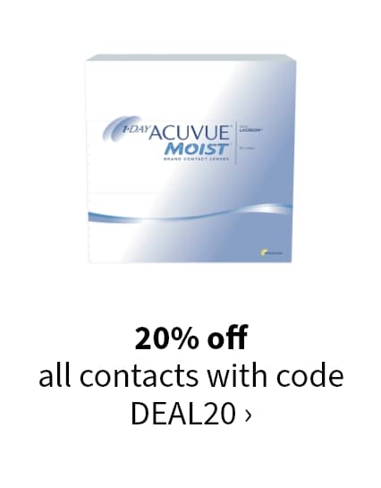 20% off all contacts with code DEAL20
