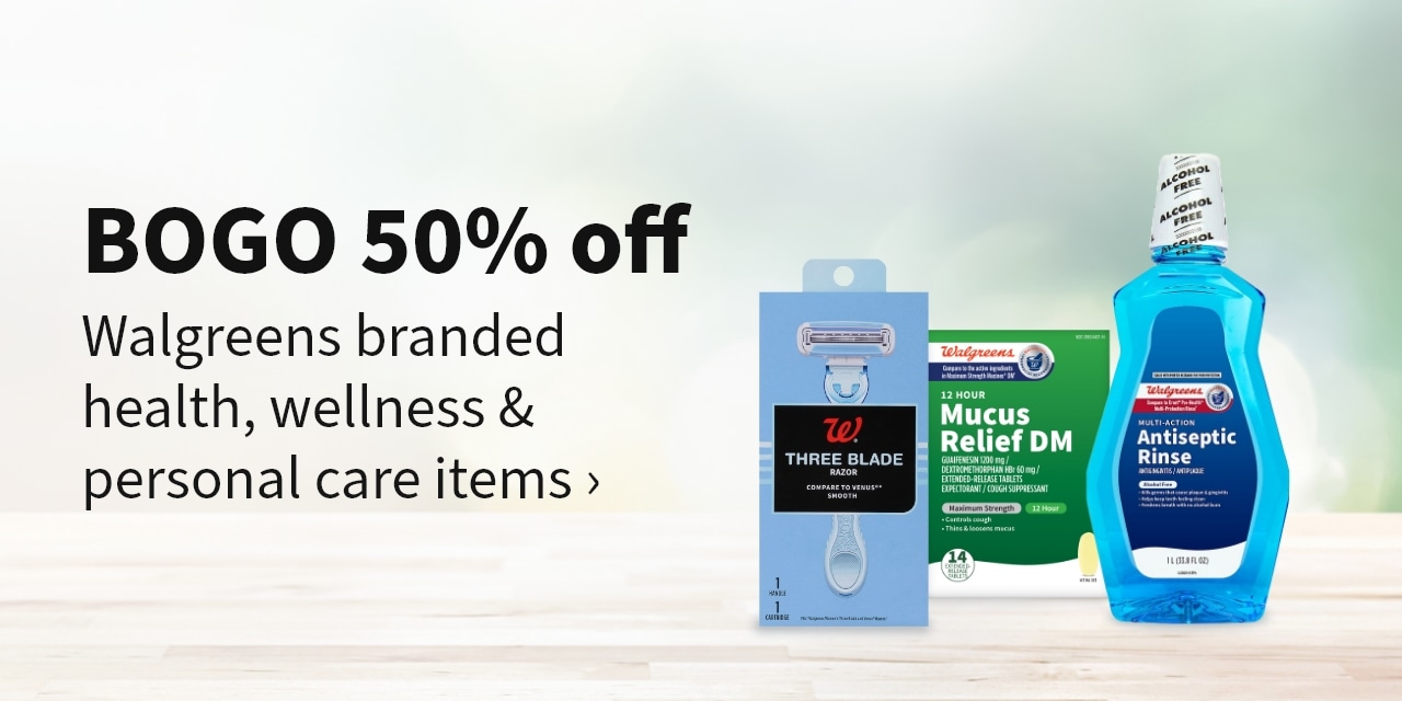 BOGO 50% off*