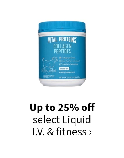 Up to 25% off select Liquid I.V & fitness >