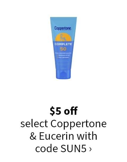 $5 off* >