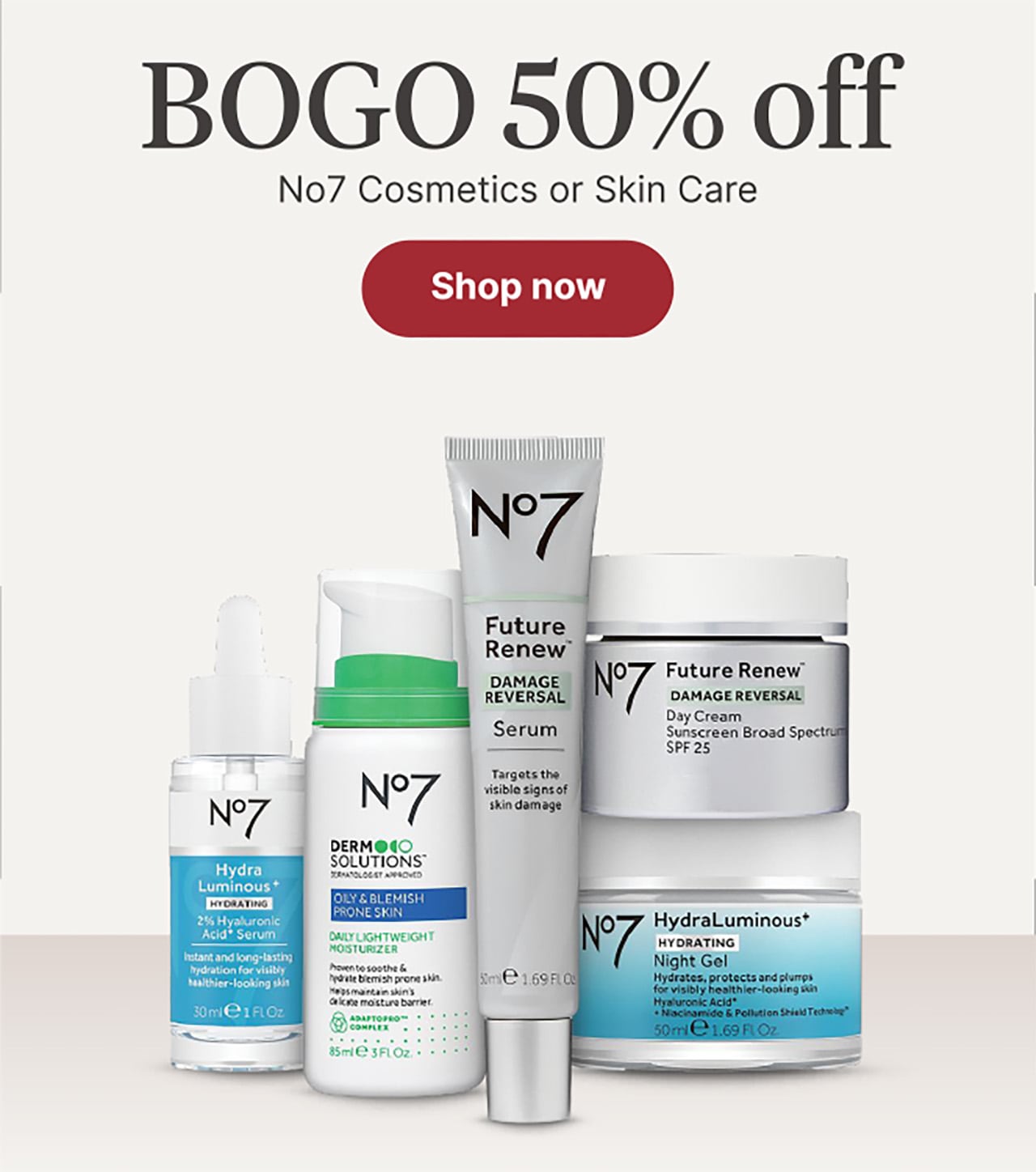 BOGO 50% off