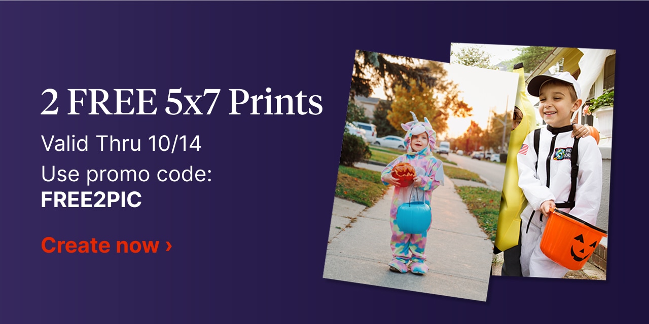 2 free 5x7 Prints
