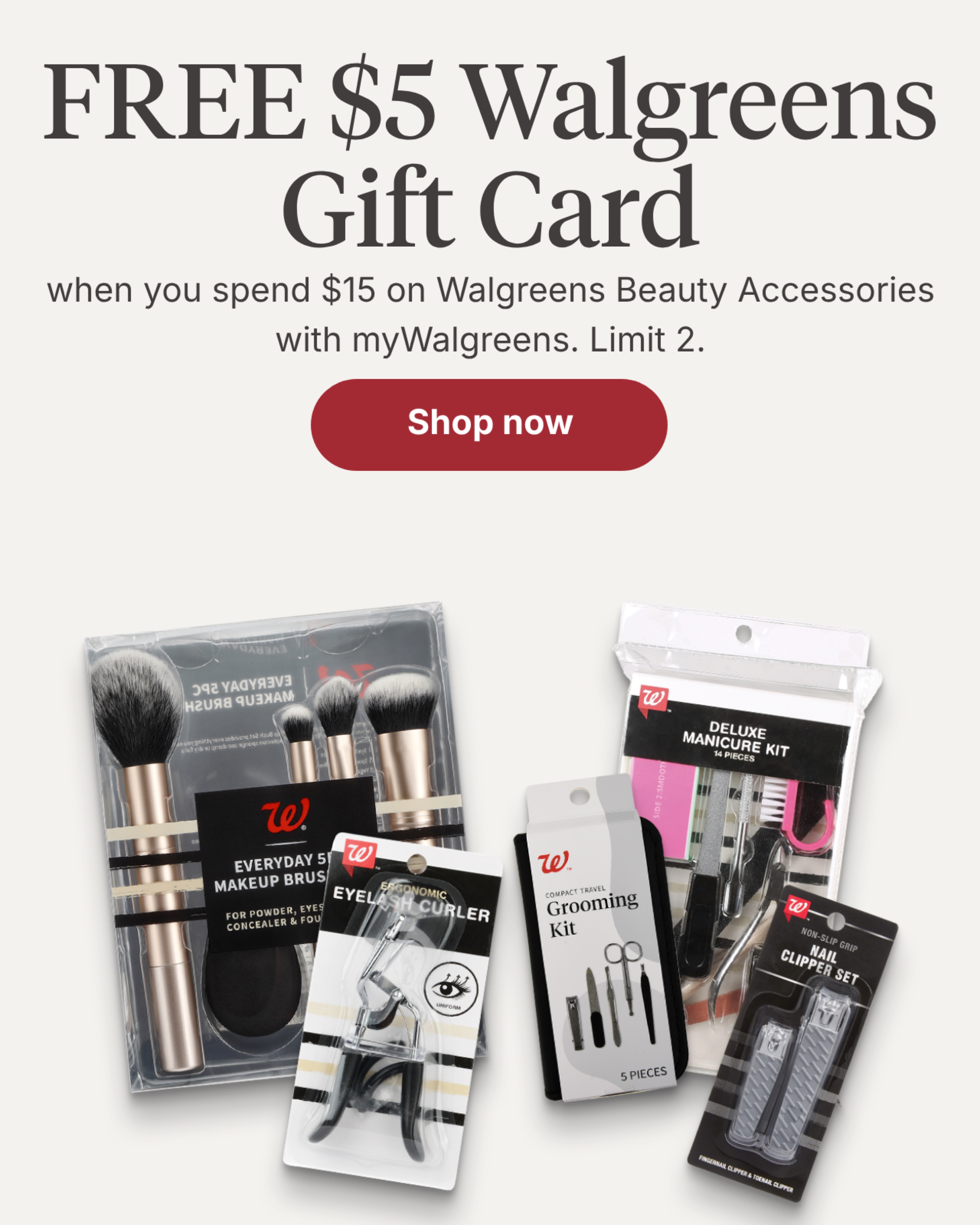 Free $5 Walgreens Gift Card
