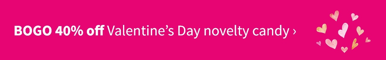 BOGO 40% off valentine's Day